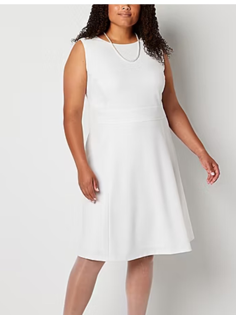BLACK LABEL BY EVAN PICONE NWT Bridal/Grad Sleeveless White Shift Dress SZ 22W